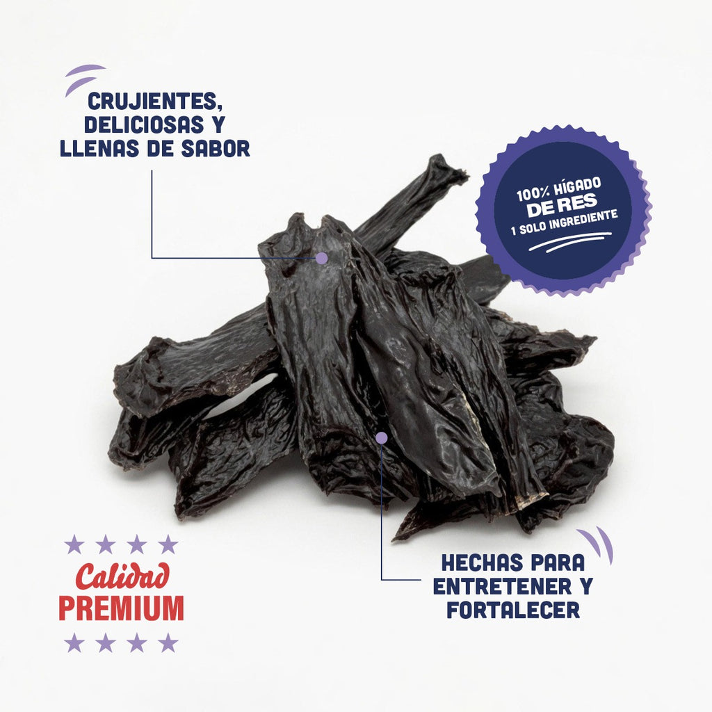 🐶 Hígado de Res PANXO 100% Natural | Snack Premium para Perros | 150g