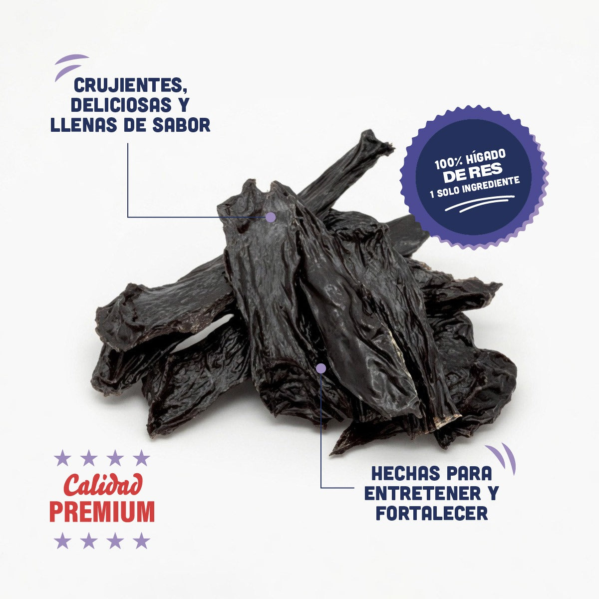 🐶 Hígado de Res PANXO 100% Natural | Snack Premium para Perros | 150g
