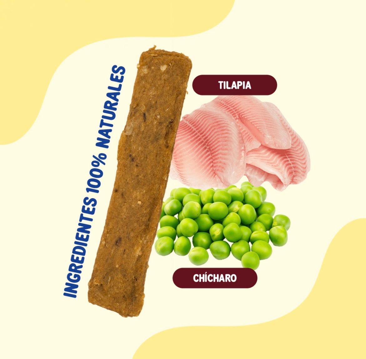 🐶 Tiras de Pescado Tentempié | Snack Natural para Perros | 70 g