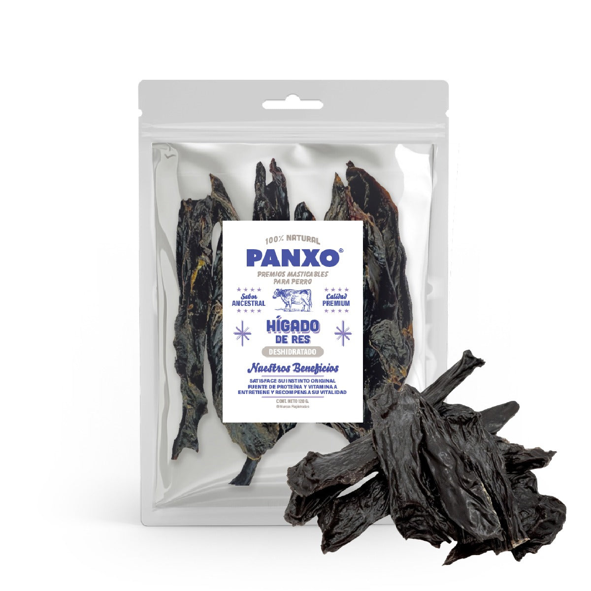 🐶 Hígado de Res PANXO 100% Natural | Snack Premium para Perros | 150g
