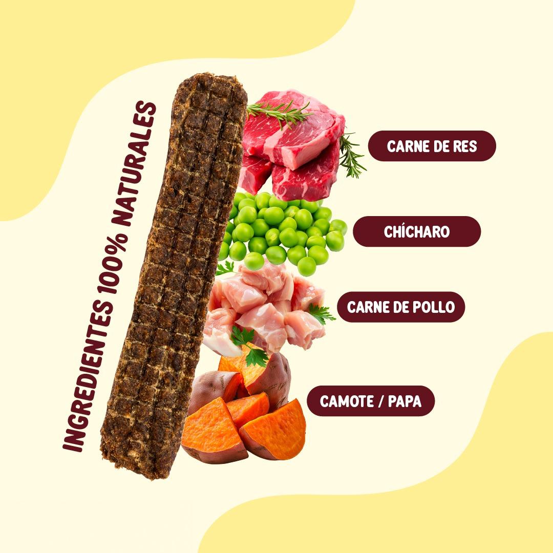 🐶 Tiras de Carne Tentempié | Snack Natural para Perros | 70 g